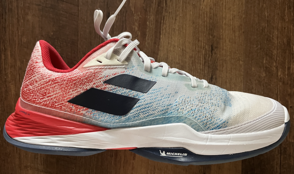 Picture of Babolat Mach 3 pickleball shoes.