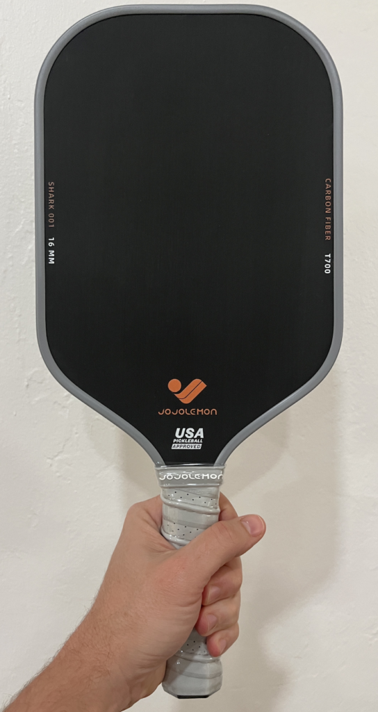 Picture of Shark 001 Jojolemon pickleball paddle.